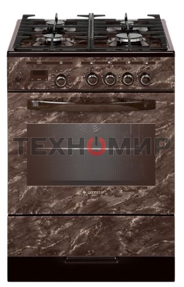 Плита газовая Gefest ПГ 6500-03 0054 коричневый, конфорок 4 шт, духовка 52 л, 60 см x 85 см x 60 см