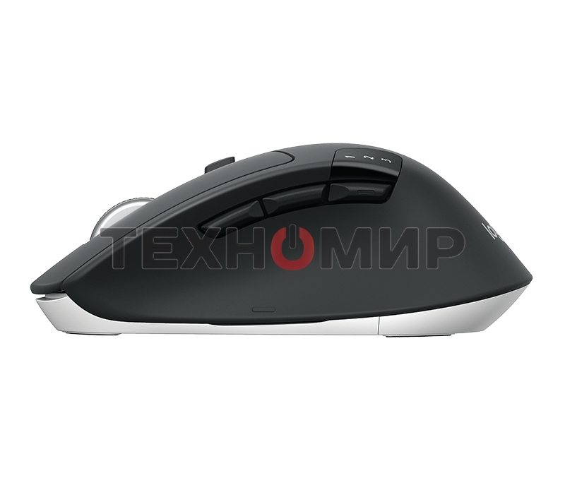 Мышь беспроводная Logitech M720 Triathlon черный, 1000 dpi, радиоканал, Bluetooth, USB, кнопки - 8