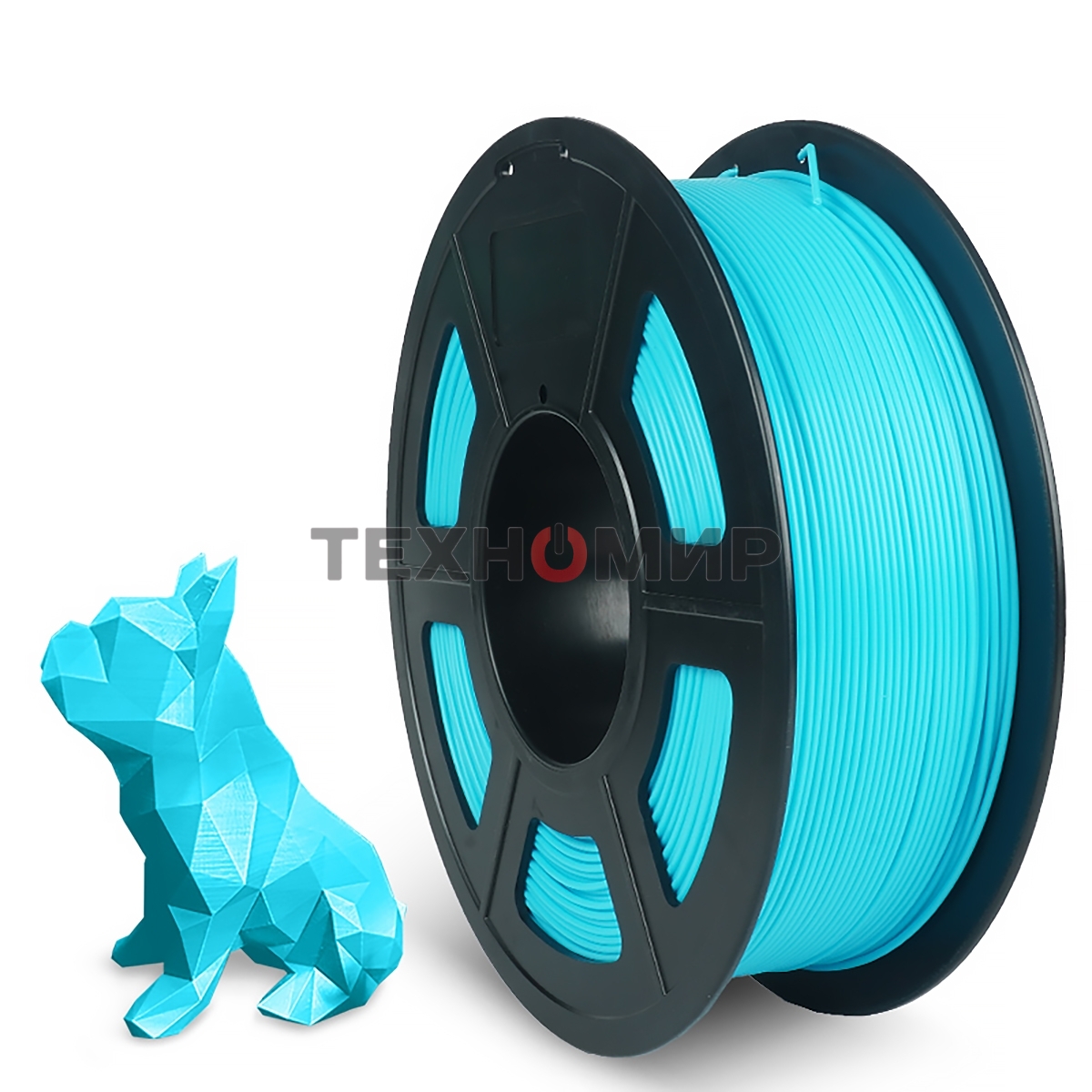 Филамент NVPrint PLA+ Sky Blue для 3D печати диаметр 1.75мм длина 330 метров масса 1 кг
