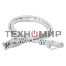 Патч-корд ITK, cat.5e UTP, 1м, серый
