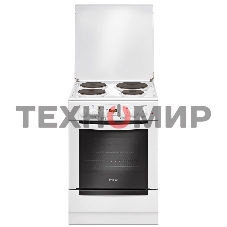 Плита электрическая Gefest 6140-03 белый, конфорок 4 электрических, духовка 55 л, 60 см x 85 см x 60 см