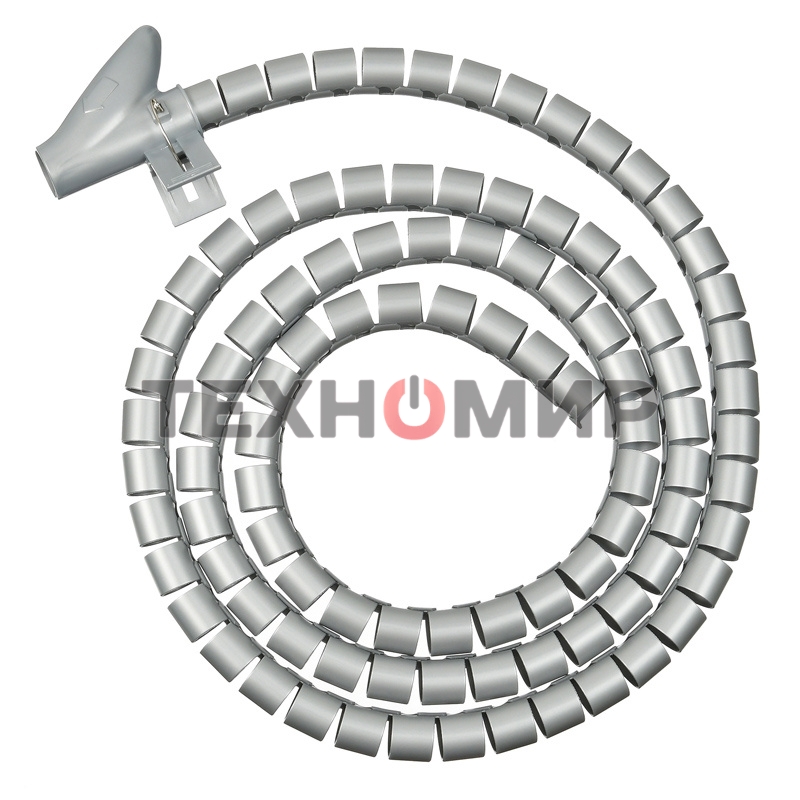 Кабельный органайзер Buro Spiral Hose 15x1500мм Silver