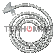 Кабельный органайзер Buro Spiral Hose 15x1500мм Silver
