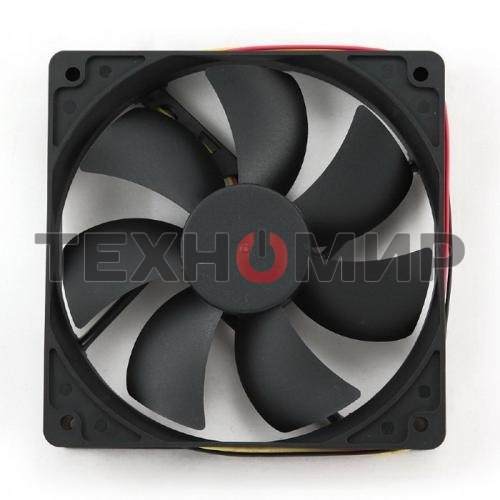 Вентилятор для корпуса Gembird черный, 120 мм, 2000 об/мин, 38 дБ, 3 pin