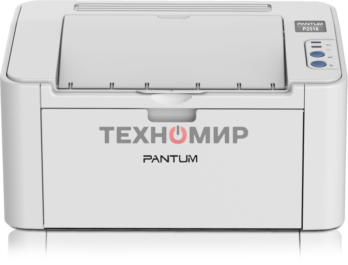 Принтер лазерный PANTUM P2518, A4, ч/б, печ. до 22 стр./мин., 600 x 600 dpi, USB