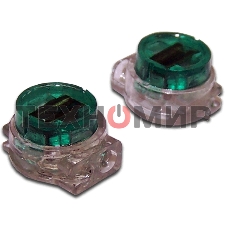 Соединитель проводов 0.4-0.9 мм, изолированный (скотчлок), параллельное подсоединение, гель, 100 шт.