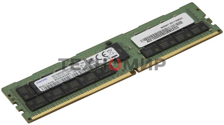 Оперативная память Samsung DDR4 32GB RDIMM (PC4-25600) 3200MHz ECC Reg 1.2V (M393A4K40DB3-CWE)