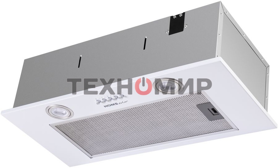 Вытяжка встраиваемая HOMSair Camelia Power 60 белый, 60 см, 850 куб. м/ч, 52 дБ