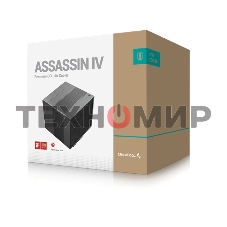 Кулер для процессора DEEPCOOL ASSASSIN IV черный, 120 мм, алюминий/медь, 1700 об/мин, 29.3 дБ, 4 pin, 280 Вт, 164 мм