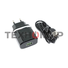 Блок питания (сетевой адаптер) HOCO С12Q Smart QC3.0, кабель Micro USB, USB, 5V, 3.0A, черный