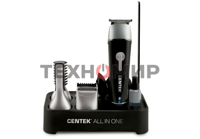 Триммер Centek CT-2132 черный/серый