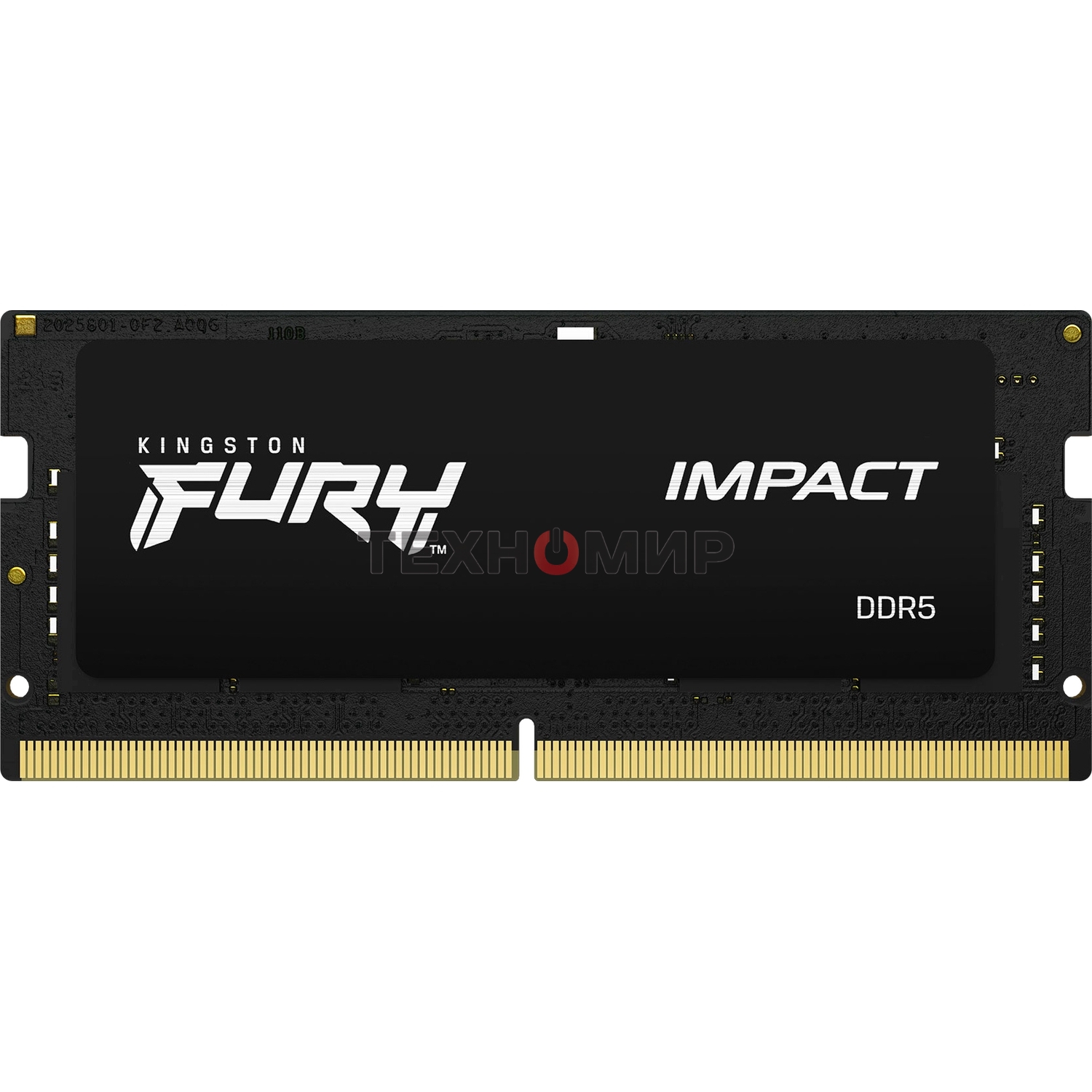 Оперативная память Kingston Fury Impact, DDR5, 16Gb (1x16Gb), 6000MHz, CL38, ECC SO-DIMM