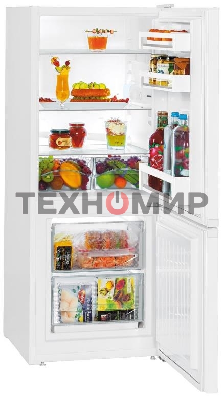 Холодильник Liebherr CUe 2331-26 001 белый двухкамерный 156/53л морозилка снизу