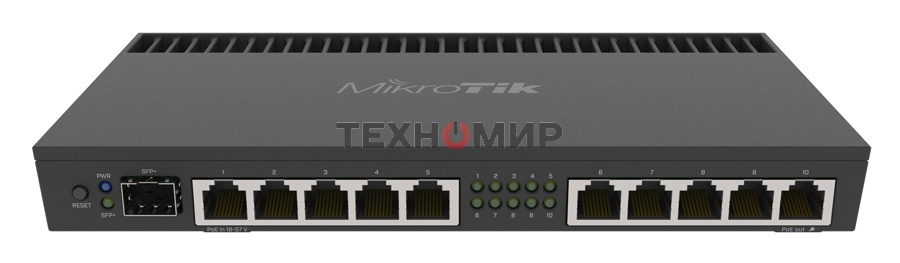 Маршрутизатор 1000M 10PORT 1SFP+ RB4011IGS+RM MIKROTIK