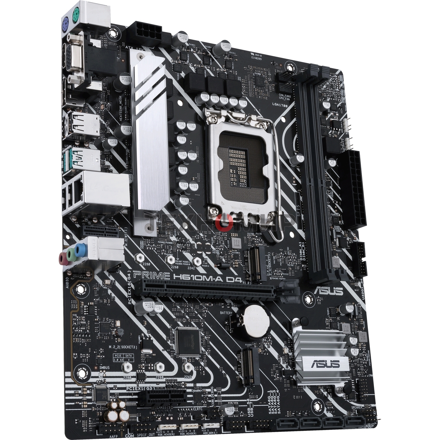 Материнская плата ASUS PRIME H610M-A D4-CSM, LGA 1700, Intel H610, 2xDDR4, 4xSATA, 2xM.2, 1xPCIe 4.0 x16, 1xPCIe x1, 1xDP, 1xD-Sub, 1xHDMI, 1x 1Gb LAN, 4xUSB-A 2.0, 2xUSB-A 3.2 Gen 1, 7.1, mATX