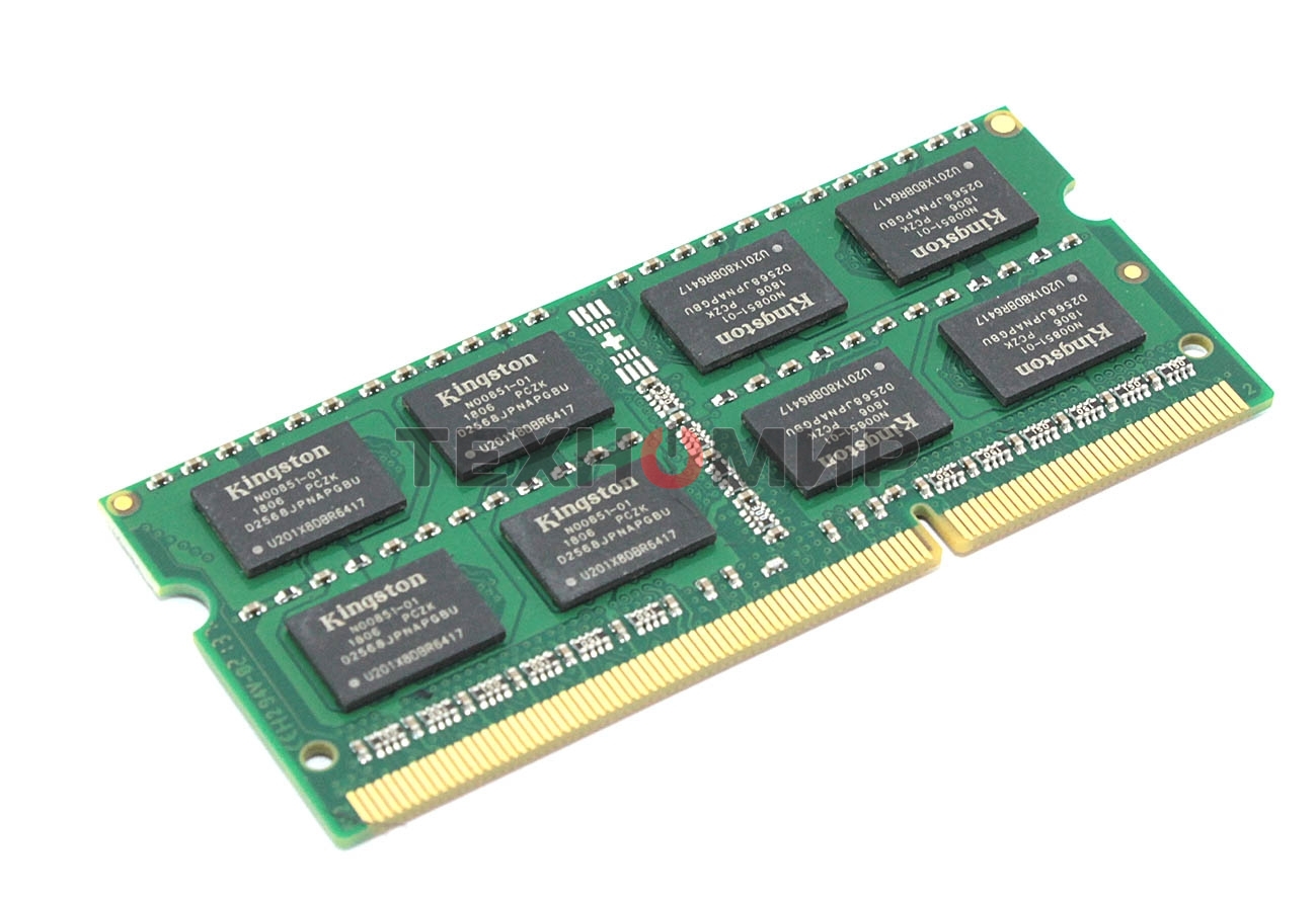 Оперативная память Kingston ValueRAM, DDR3, 4Gb (1x4 Gb), 1333 MHz, CL9, SO-DIMM
