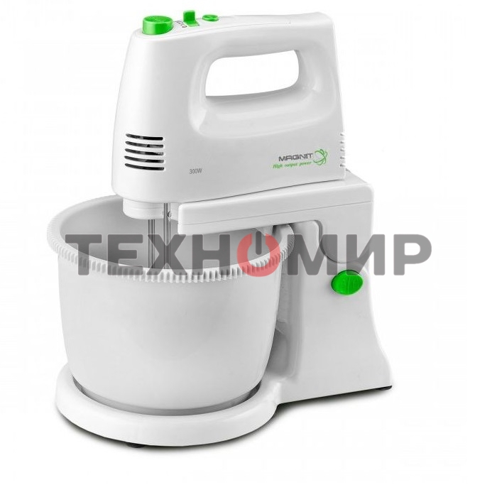 Миксер Magnit RMM-2310 с чашей, 2.5 л, 300 Вт