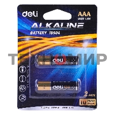 Батарея Deli E18504 AAA (2шт) блистер