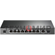 Коммутатор TP-Link TL-SG1210P 10-портовый гигабитный настольный с 8 портами PoE+ SMB