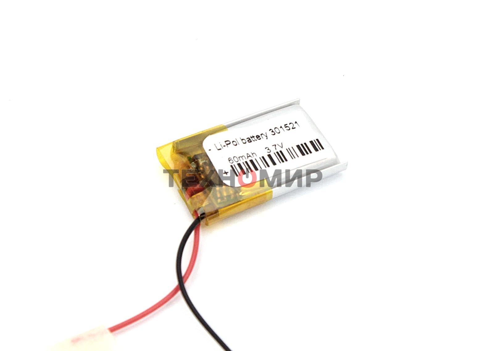 Аккумулятор Li-Pol (батарея) 3x15x21 мм 2pin 3.7V/60mAh