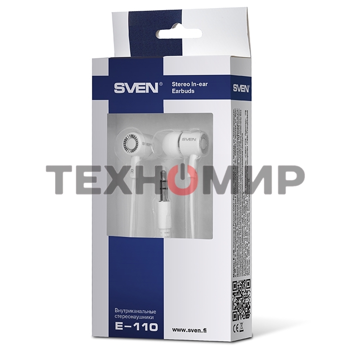 Наушники SVEN E-110 белый