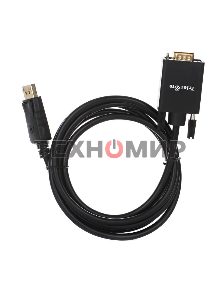 Кабель-переходник DP --> VGA_M/M 1,8м Telecom