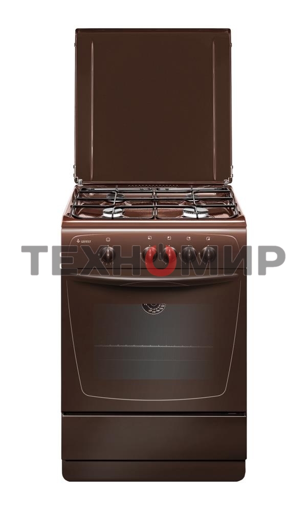 Плита газовая Gefest ПГ 1200-С7 К89 коричневый, конфорок 4 шт, духовка 63 л, 60 см x 85 см x 60 см