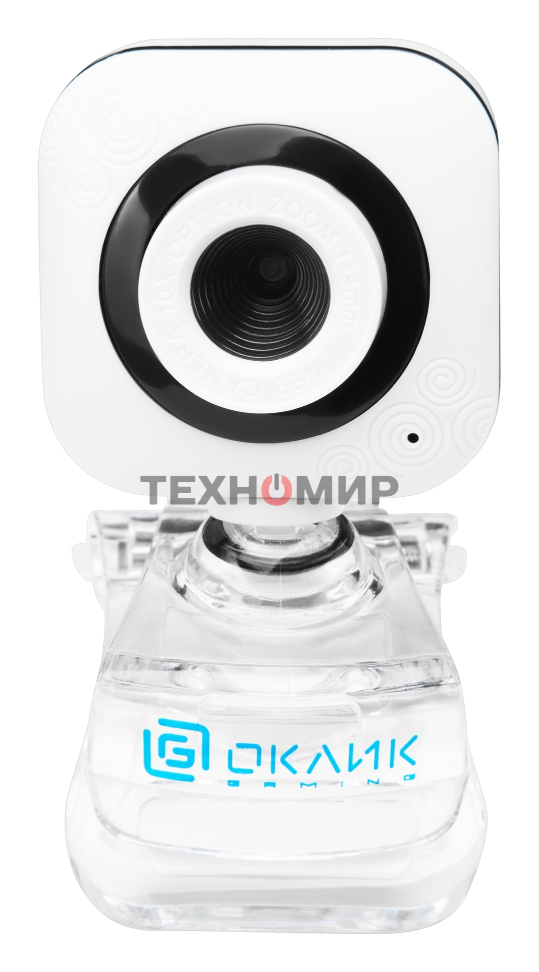 Веб-камера Оклик OK-C8812 белый 0.3Mpix (640x480) USB2.0 с микрофоном