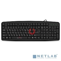 Клавиатура Oklick 100M HW3 проводная, USB Type-A, чёрный