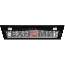 Вытяжка встраиваемая Kuppersberg Inlinea 70 BX черный/нержавеющая сталь, 70 см, 1300 куб. м/ч, 41 дБ