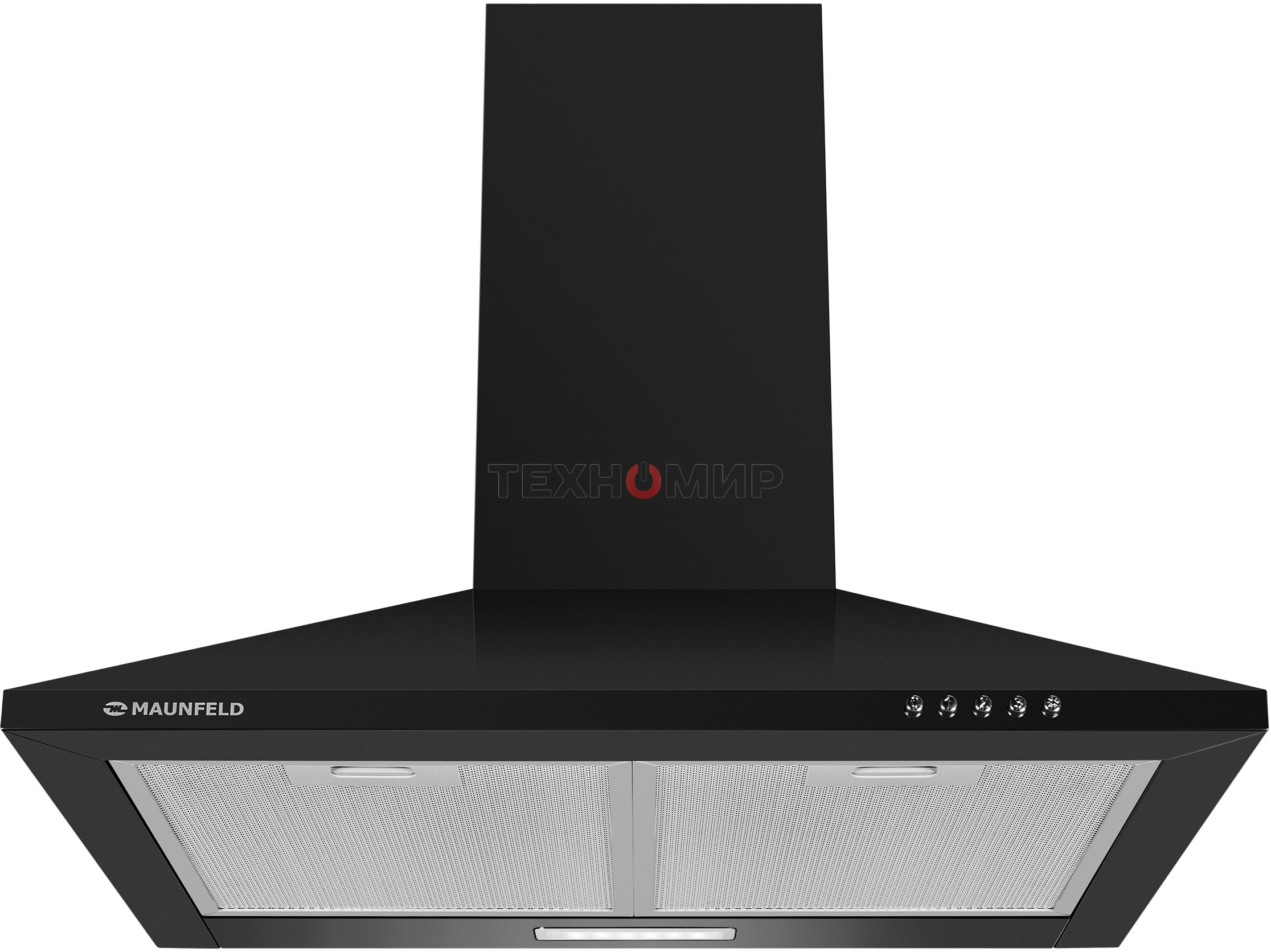 Вытяжка купольная Maunfeld Cork 60, черный, 60 см, 620 куб. м/ч, 47 дБ