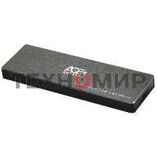 Внешний корпус SSD AgeStar 31UBVS6C NVMe/SATA алюминий черный M2 2280 м