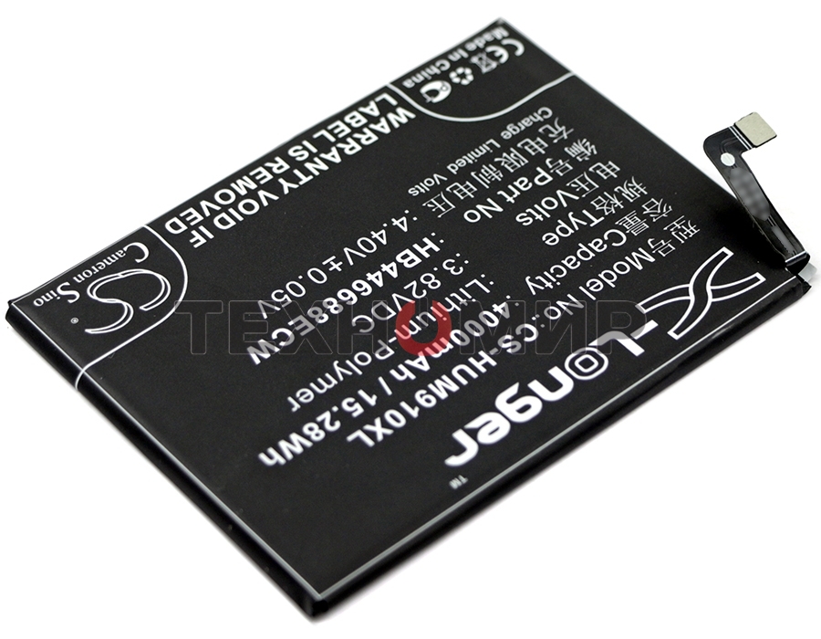 Аккумулятор CameronSino CS-HUM910XL HB446688ECW для Huawei Ascend Mate 9 Pro3.82V, 4000mAh, 15.28Wh