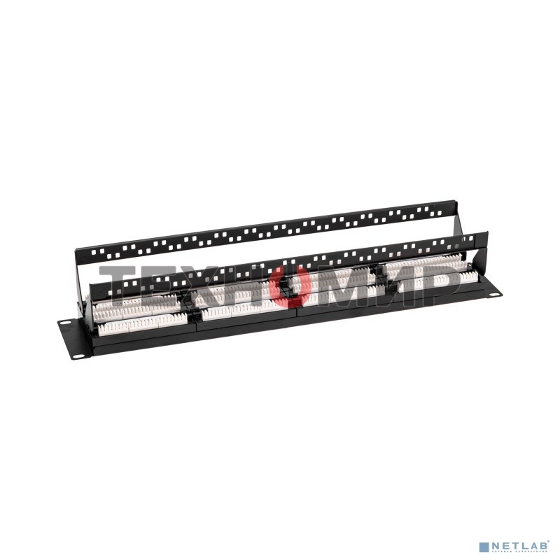 Панель коммутационная Rexant с кабельными органайзерами 19