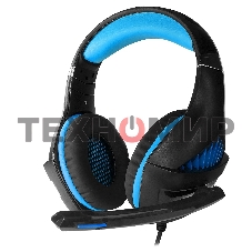 Гарнитура проводная игровая CROWN CMGH-2001 Black&blue