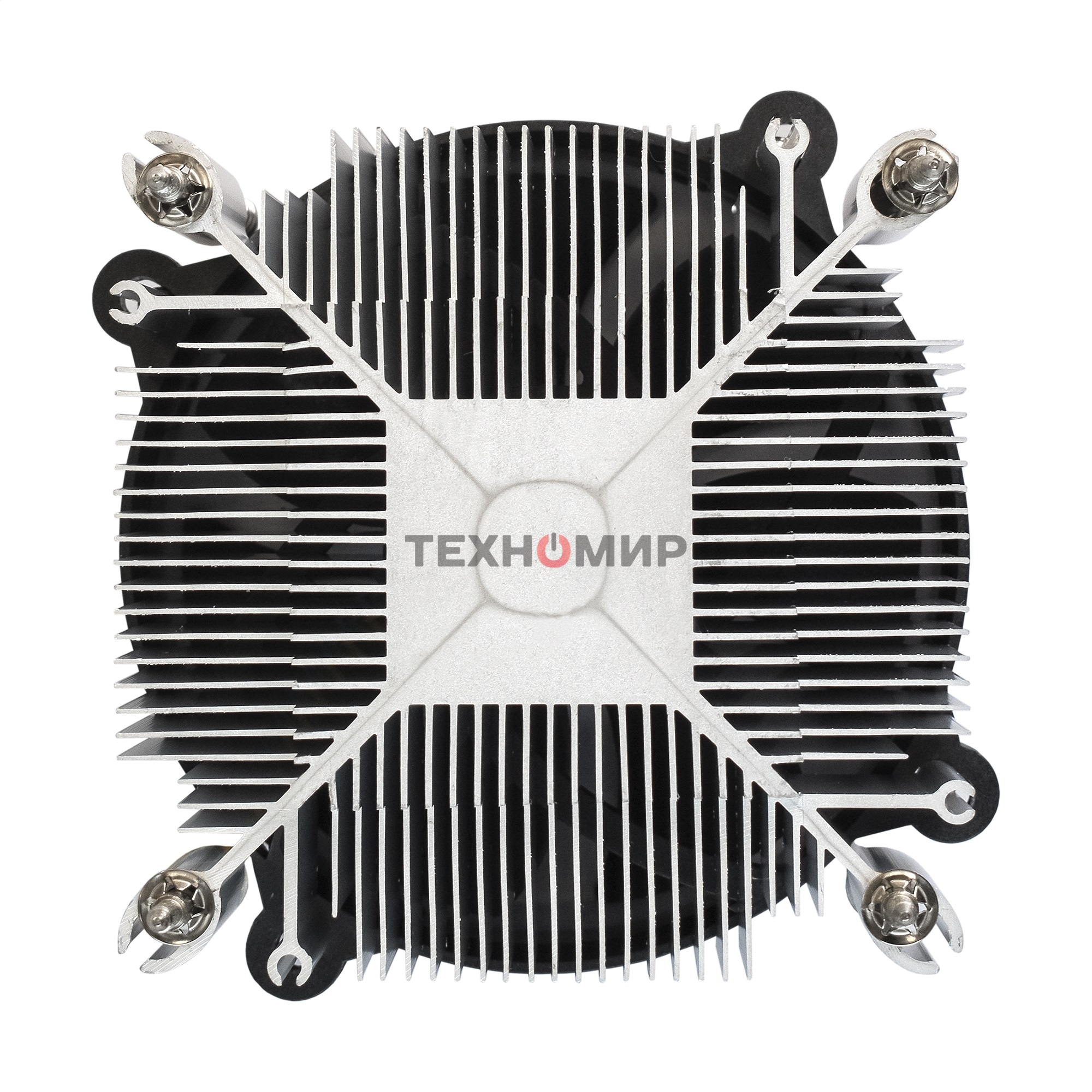 Кулер для процессора ExeGate ETA-20.V1700 серебристый, 90 мм, алюминий, 2200 об/мин, 22 дБ, 3 pin, 90 Вт, 60 мм