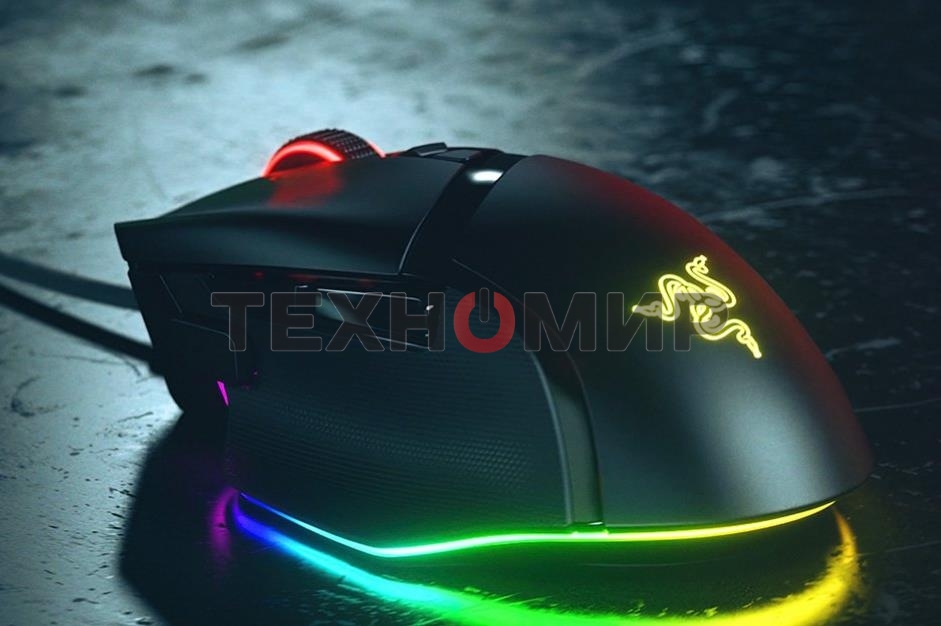 Мышь проводная Razer Basilisk V3 черный, 26000 dpi, USB, кнопки - 11