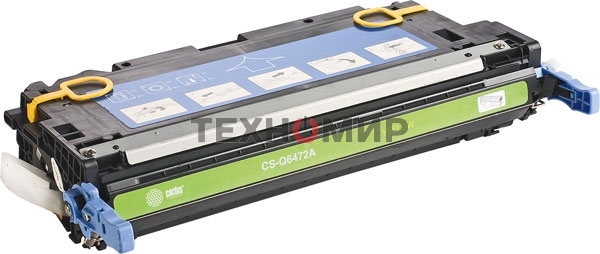 Картридж лазерный Cactus CS-Q6472A желтый (4000 стр.) для HP Color LaserJet 3600