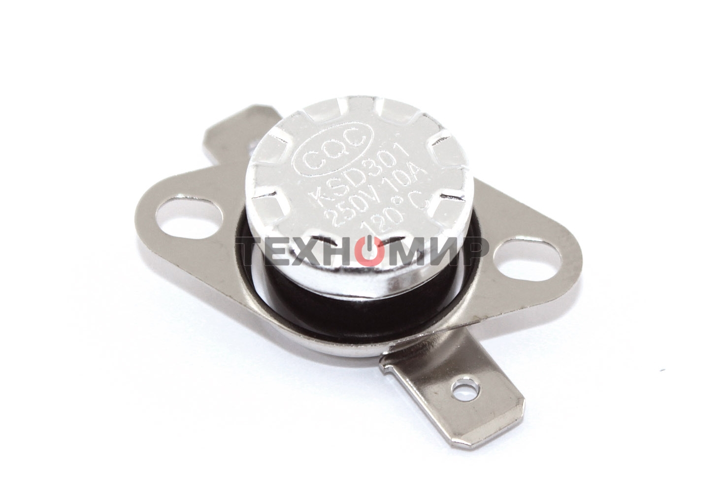 Термостат биметаллический KSD301 10А/120 С нормально разомкнутый