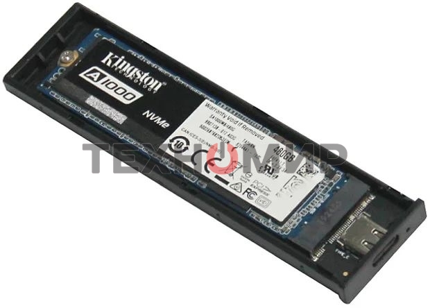 Внешний корпус SSD AgeStar 31UBVS6C NVMe/SATA алюминий черный M2 2280 м