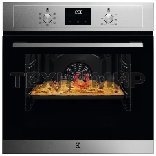 Встраиваемый духовой шкаф Electrolux EOF3H50BX 60 см, 72 л, 8 режимов, 59.4x59.5x56.9 см, очистка паром, нер. сталь