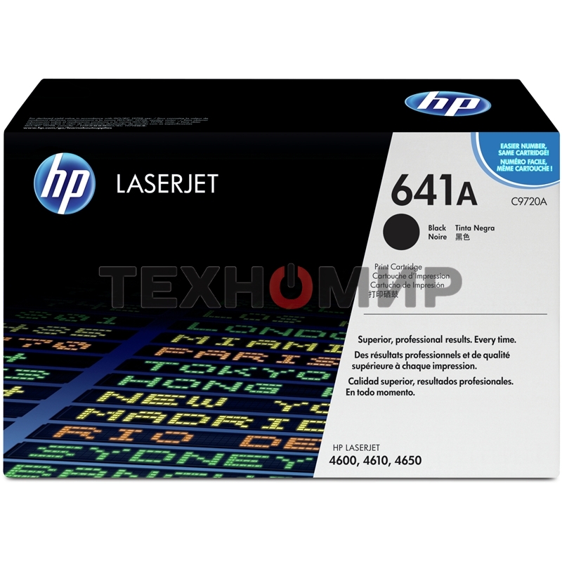 Картридж лазерный HP C9720A черный для Color LJ4600 Series, Black 9000 стр.