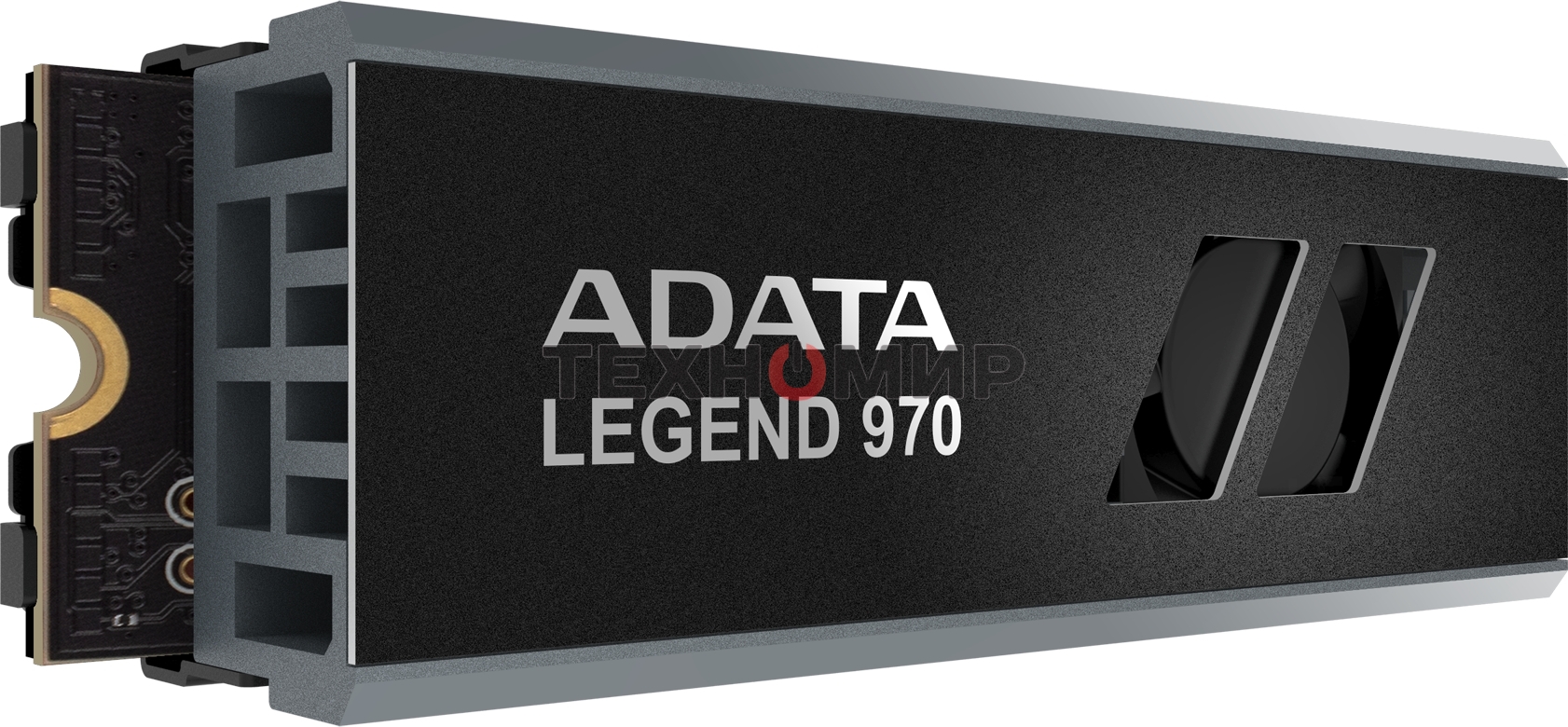 Накопитель SSD ADATA LEGEND 970, 2Tb, PCIe 5.0 x4, M.2 2280, NVMe, R/W 10000/10000, с радиатором