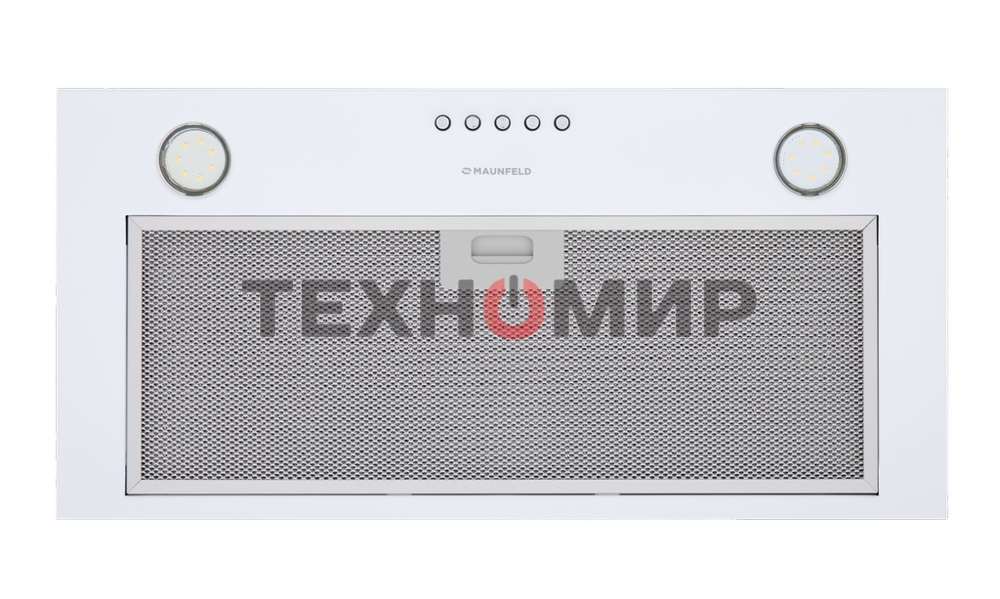 Вытяжка встраиваемая Maunfeld Crosby Power 50 белый, 50 см, 1050 куб. м/ч, 51.8 дБ