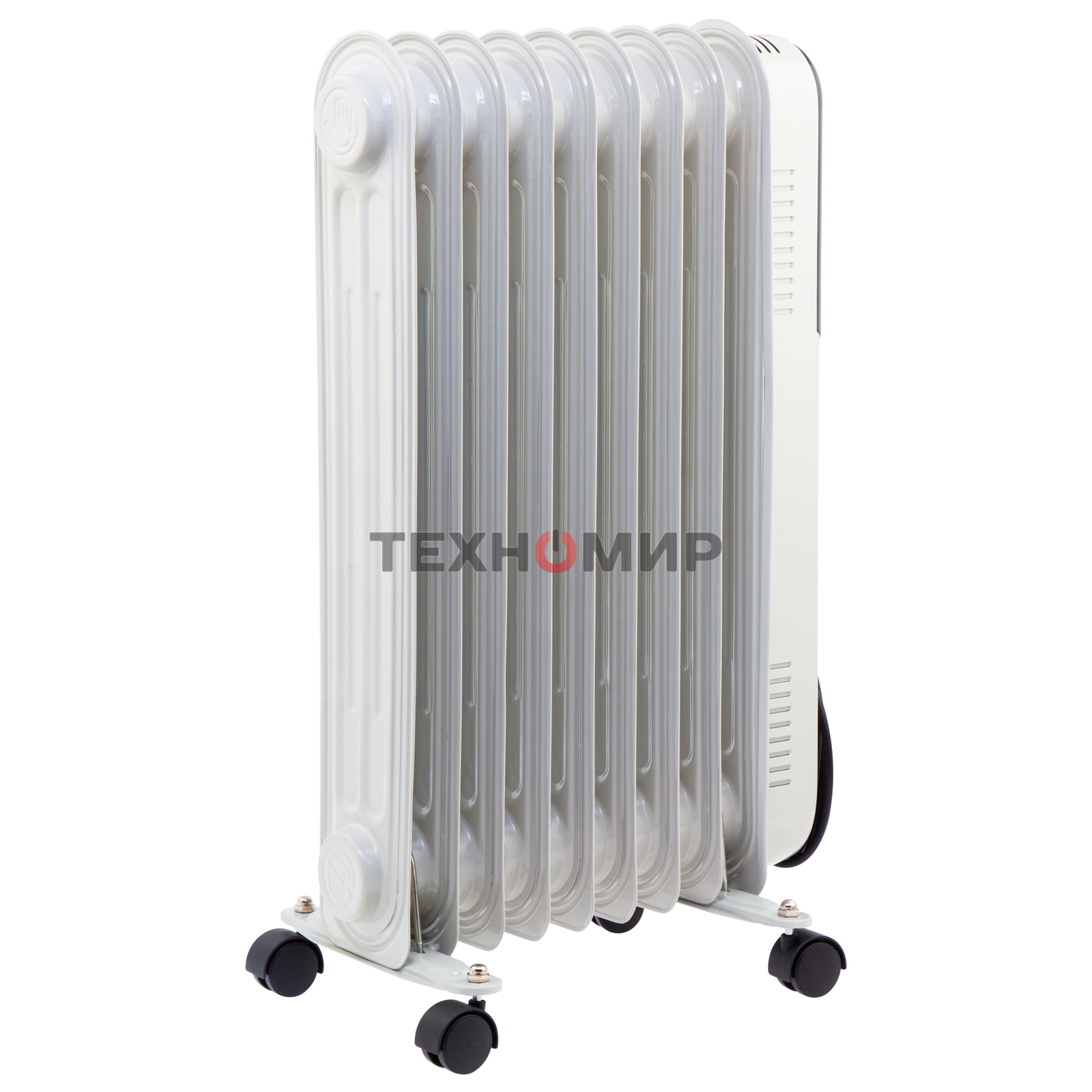 Обогреватель масляный MTX OCH-2000, белый, 2000 Вт, 20 м2, термостат