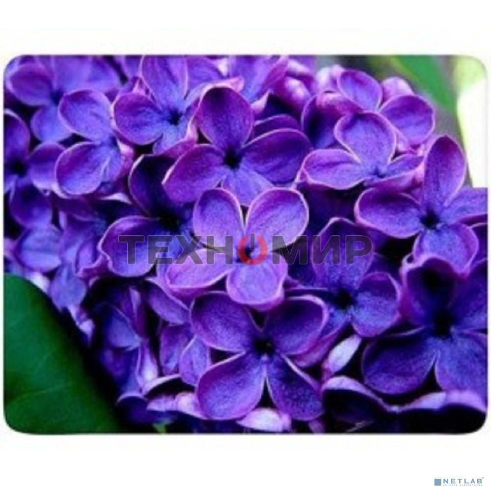 Коврик для мыши Buro BU-M20049 рисунок/сирень