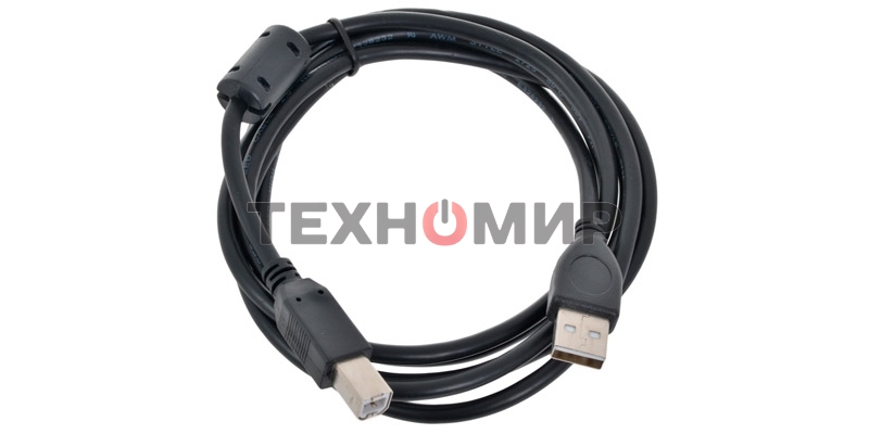 Кабель Gembird USB 2.0 PRO для соед. 4.5м AM/BM позол.конт., фер.кол., пакет