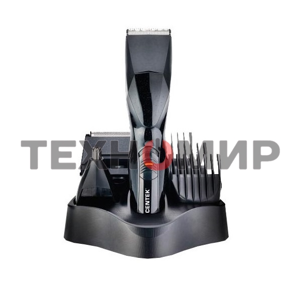 Машинка для стрижки Centek CT-2131 черный Набор для стрижки Centek CT-2131 (черн) 3 В1 + СТРИЖКА + БРИТВА + ТРИММЕР ДЛЯ НОСА