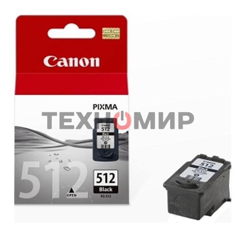 Картридж струйный PG-512Bk (2969B007) черный (401 стр.) для Canon PIXMA MP240, 260, 480
