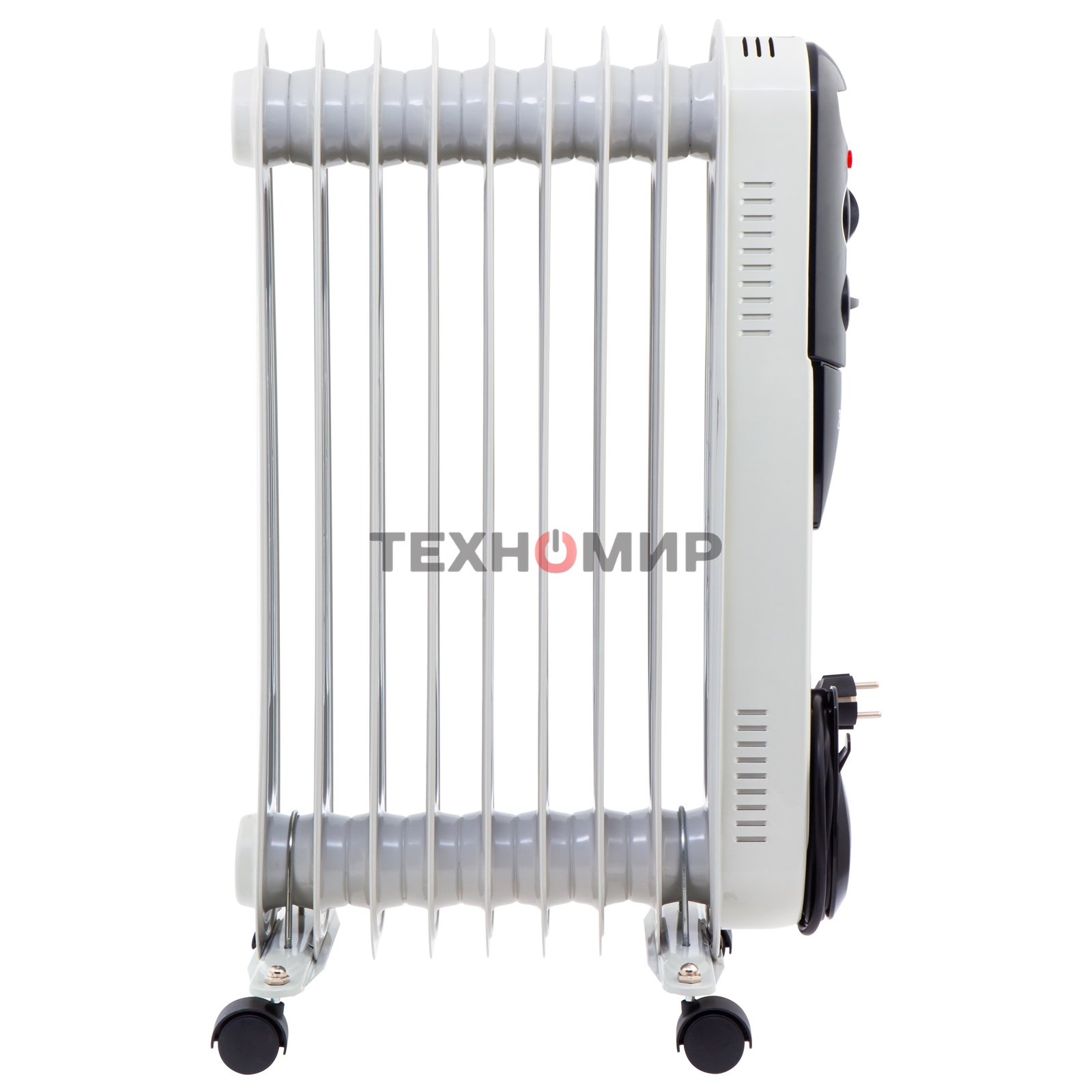 Обогреватель масляный MTX OCH-2000, белый, 2000 Вт, 20 м2, термостат